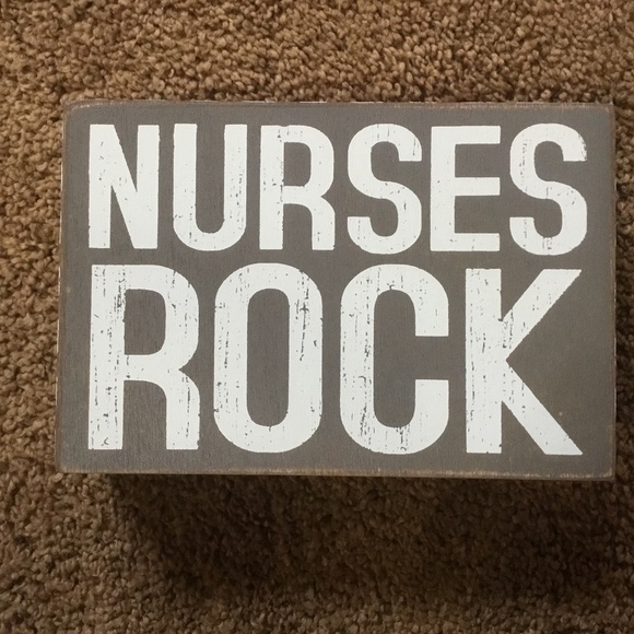 Nurses Rock Box Sign & A Nurse Trollkin with comb included - Picture 3 of 16